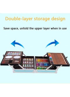 DAREU 145-Piece Drawing & Painting Art Kit - Blue Space Theme, Portable Bag for Beginners & Pro Artists - Ideal for Sketching, Coloring & Creative Art Projects for Kids  - Image 3