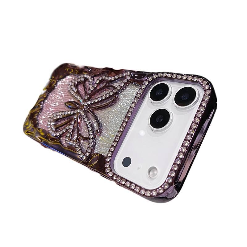 Protective Case, Purple Silicone, Shockproof Cover for iPhone 13 - Layan Lure - Image 1