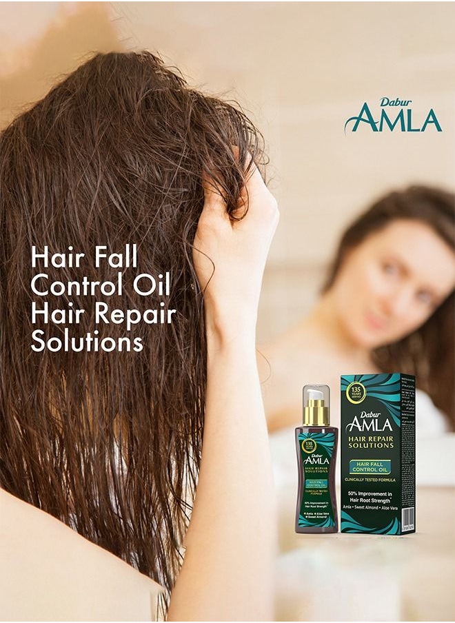 Dabur - Dabur Amla Therapeutic Oil | Hair fall Control | Enriched with Pure Amla, Sweet Almond & Aloe Vera - 150ml - Image 1