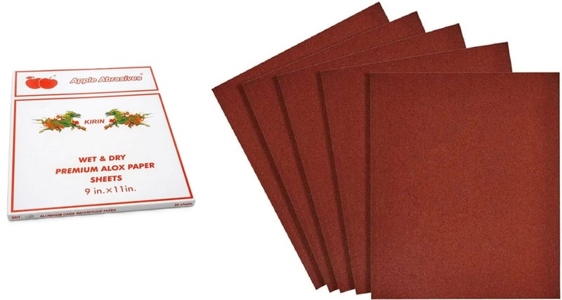 Sand Paper Abrasive Paper Kirin 320-Grit (50 Sheets)