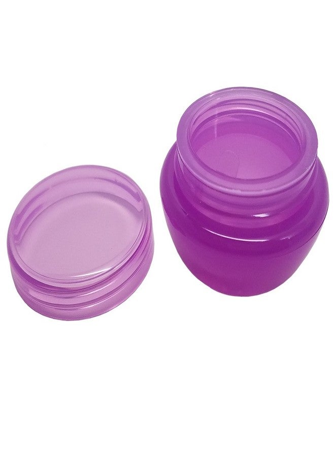 Beauticom® 10G/10ML Frosted Container Jars with Inner Liner for Scrubs, Oils, Salves, Creams, Lotions, Makeup Cosmetics, Nail Accessories, Beauty Aids - BPA Free (72 Pieces, LIGHT Purple) - Image 4