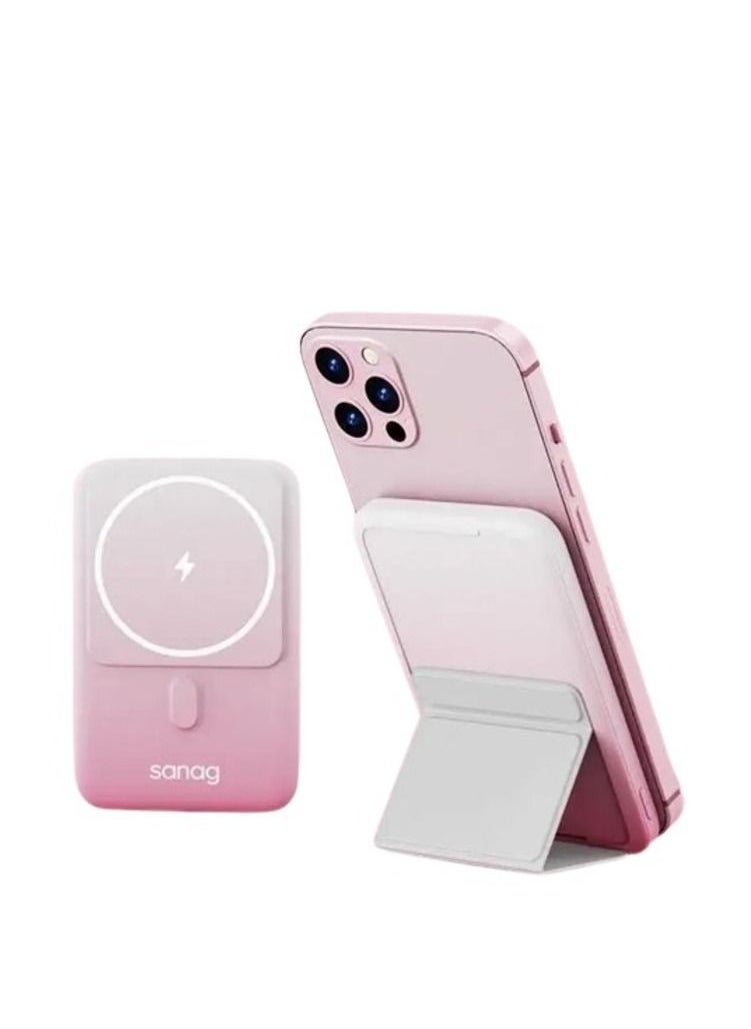 sanag Quick Charging Magnetic Super Power Bank Back Clip Supply for Apple 12 13 14  - Image 1