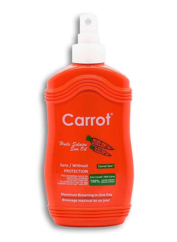 Carrot Sun Carrot San oil extracted from carrots 200ml  - Image 1