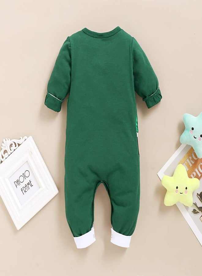 Happidoo Baby Boys St Patricks Day Outfit Newborn Shamrock Romper (Green,6-12 Months) - Image 4