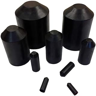 Electriduct Electriduct 1" Heat Shrink End Cap - 10 Pieces - Black  - Image 1