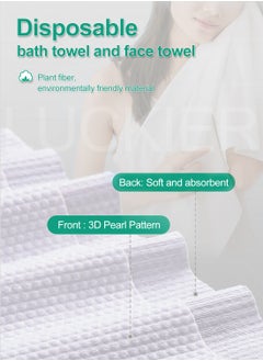 LUCKIER Travel essentials, disposable set includes bath towel, face towel, shower cap, toothbrush, dental floss, beard razor, comb, care kit, socks, toilet mat. Disposable travel supplies, suitable for outdoor camping, travel, and home backup.  - Image 2