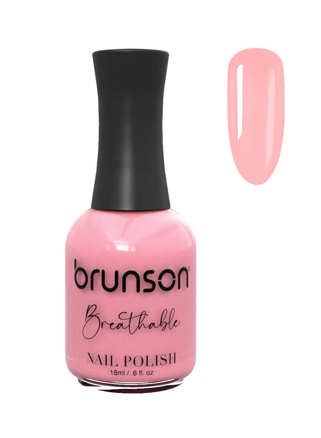 brunson Breathable Nail Polish Halal nail polish Wudu friendly Quick-Dry Vegan long lasting but easy peel off   18ml BH395