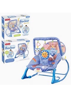 Baby Rocker Chair with Toy Bar, Blue, Adjustable Reclining Seat, 0-36 Months - pzsku/Z8972719BFB6C5697A711Z/45/_/1738159882/c4536272-96a8-4873-9f55-e44d9c632f54