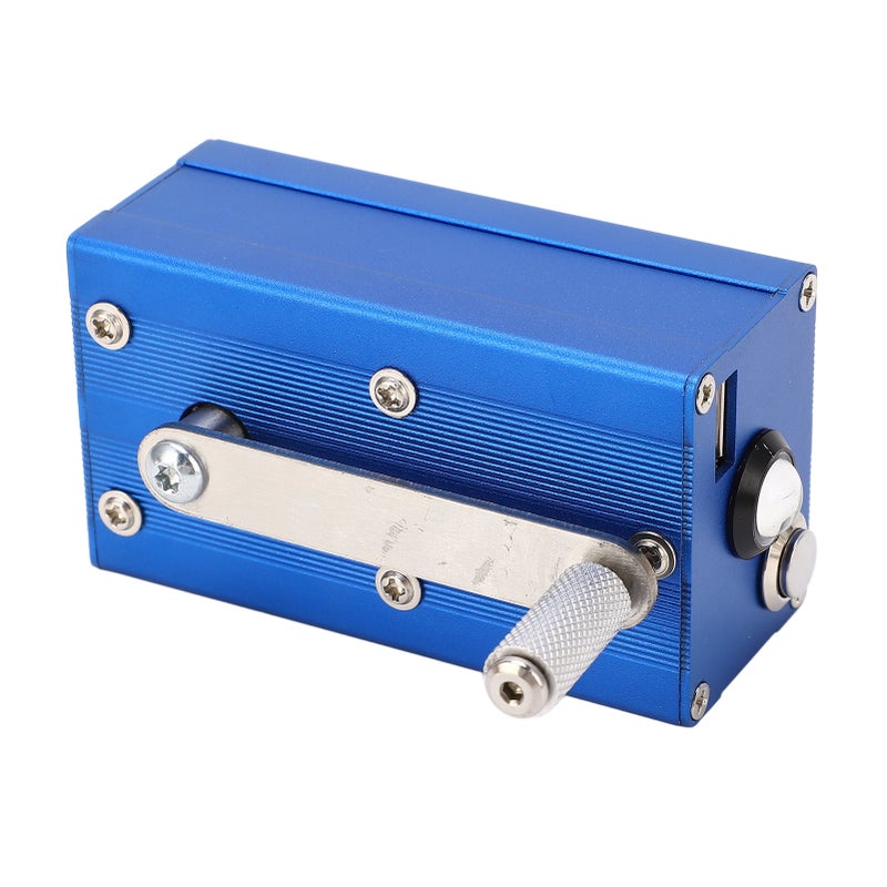 Hand Crank Generator: Aluminum Alloy & Stainless Steel Structure, 3 Phase Brushless DC Motor - Portable Emergency Charger for Outdoor Survival, Camping, Off Grid Use - Image 5
