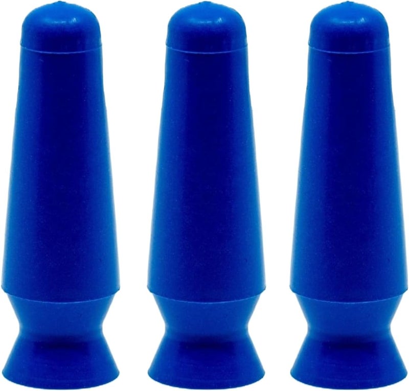 DMV Scleral Cup Large Contact Lens Handler -3 Pack - Inserts and Removes Scleral Contact Lenses and Prosthetic Eyes (Cobalt Blue) - Image 1