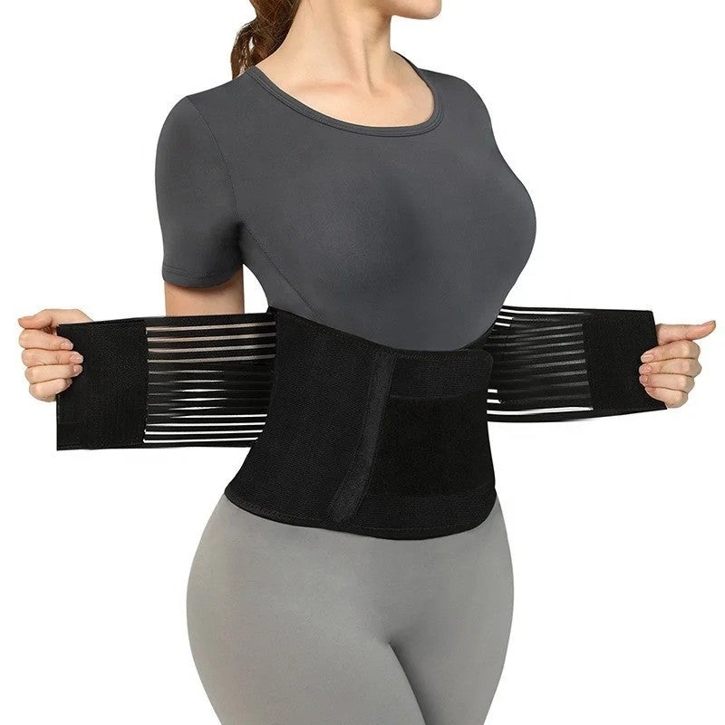 Bluejw Workout Adjustable Elastic Neoprene Waist Trainer - Waist Trimmer Belt for Women - Abdominal Trainer & Back Support - Image 4