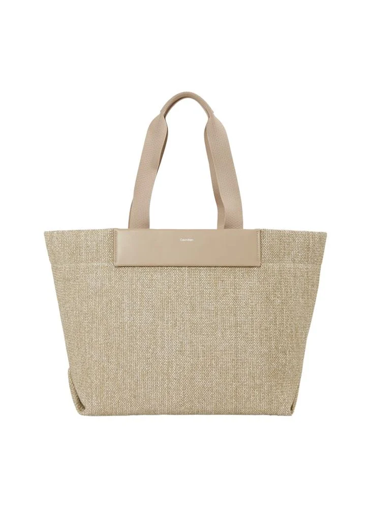 كالفن كلاين RAFFIA LARGE SHOPPER