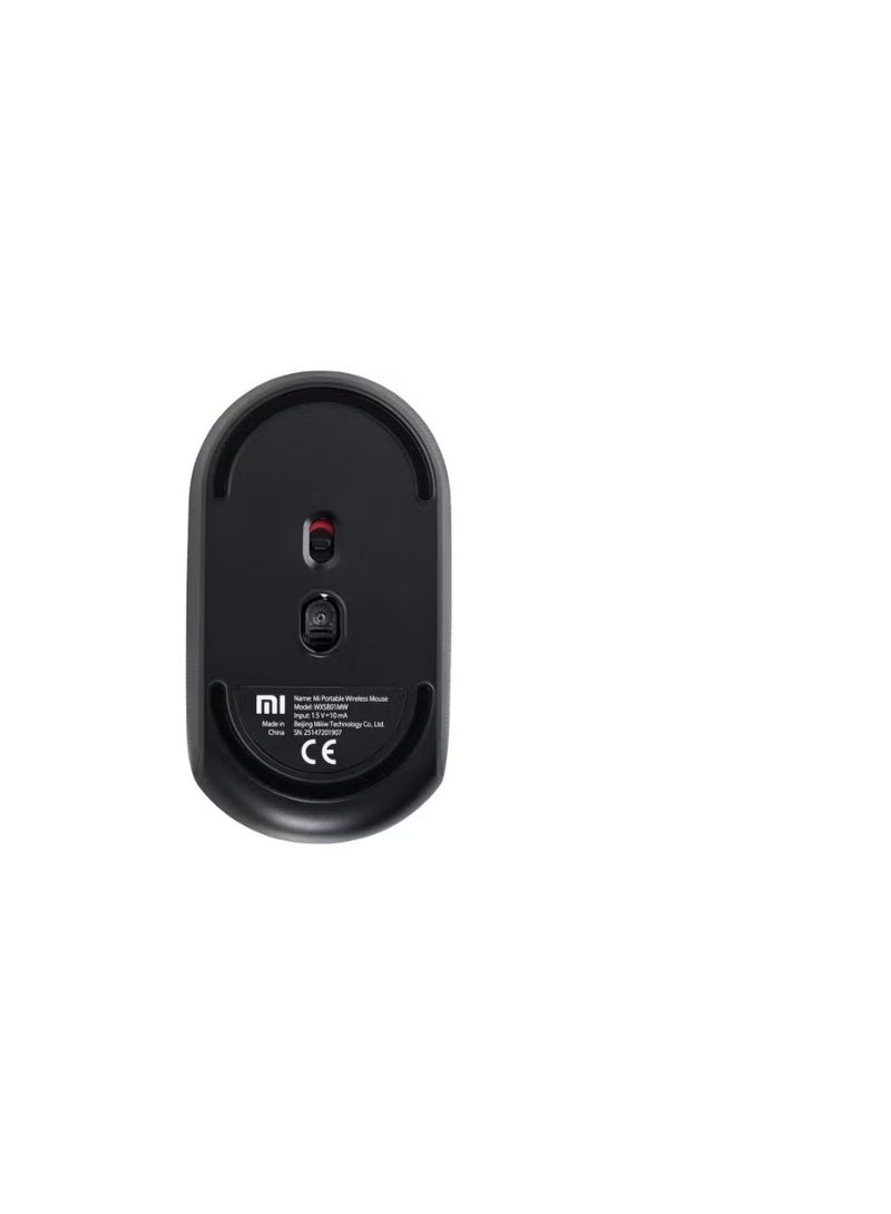 XIAO Mi Wireless Mouse Black – Compact, High-Precision 1200 DPI, Long Battery Backup & Comfortable Grip - Image 2