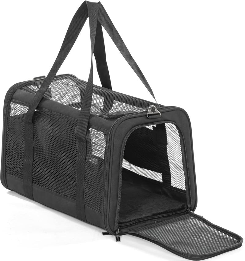 Petsfit Foldable Dog Bag Cat Transport Box Transport Bag Cat and Dog Breathable Dog Carrier for Pets in the Car - Image 1