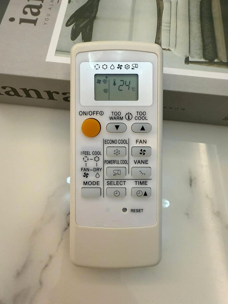 LOMCA Replacement Remote Control for Mitsubishi Electric Air Conditioner MS16A NAXWEL09A112AA NTXWEL24A112AA MSZ-JP12WA MSZ-HM12NA-U1 MSZ-WR12NA MSZ-WR09NA MSZ-JP09WA MSZ-WR12NA-U1 MSZ-WR24NA MSZ-WR18NA - Image 2