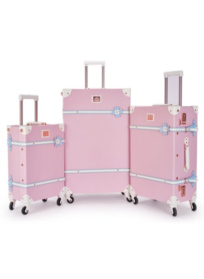 LIMRA Travel Bags Classic Leather Luggage 4 Pcs Set 28''-24''-20'''-13'''Inches - Image 2