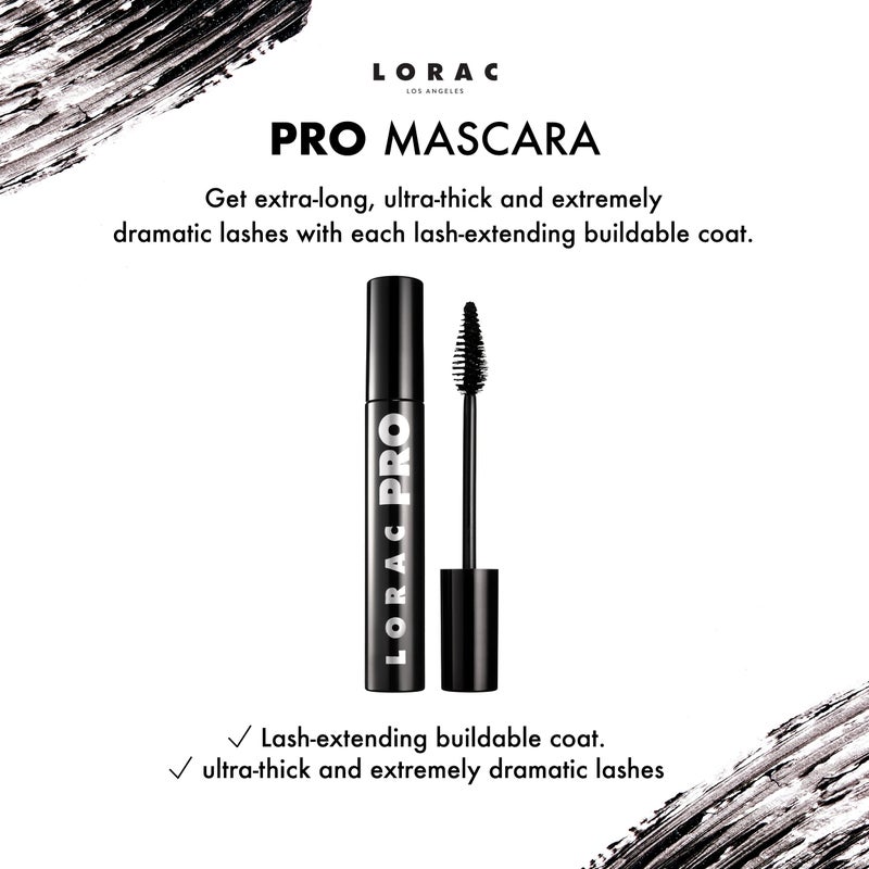 LORAC PRO Mascara Thickening & Lengthening Black - Image 1