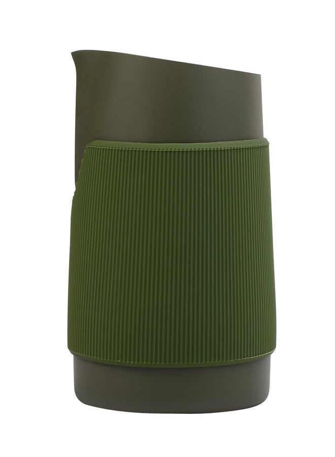 Normcore Handleless Milk Frothing Jug, Milk Pitcher 15.2 oz, Milk Frother Steamer Cup Stainless Steel Espresso Cup, Round Spout, Green, 450 ml - Image 3