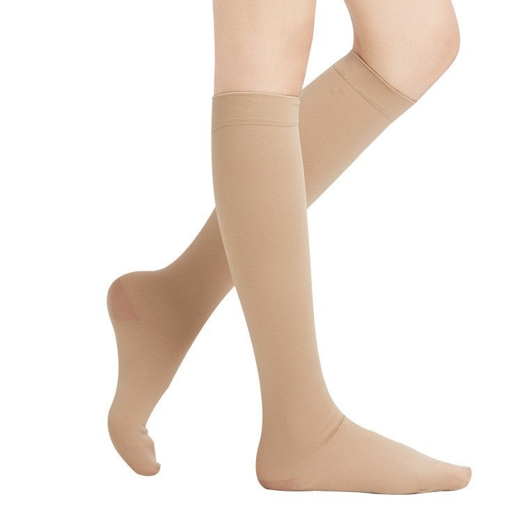 Thin Venous Compression Socks with Graduated Pressure - Level 1 & 2 Elastic Stockings for Beautiful Legs and Vein Protection - Image 1