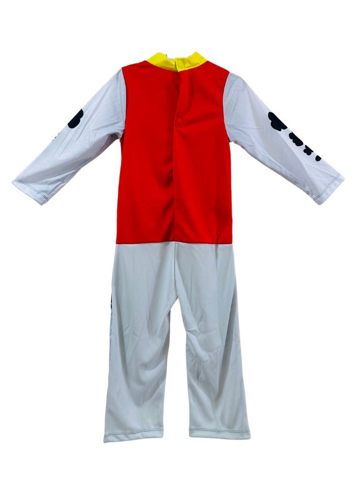 Amscan Official Nickelodeon Paw Patrol Marshall Kids Cosplay Dress-Up Roleplay Child Costume Red Jumpsuit with Mask - Image 3