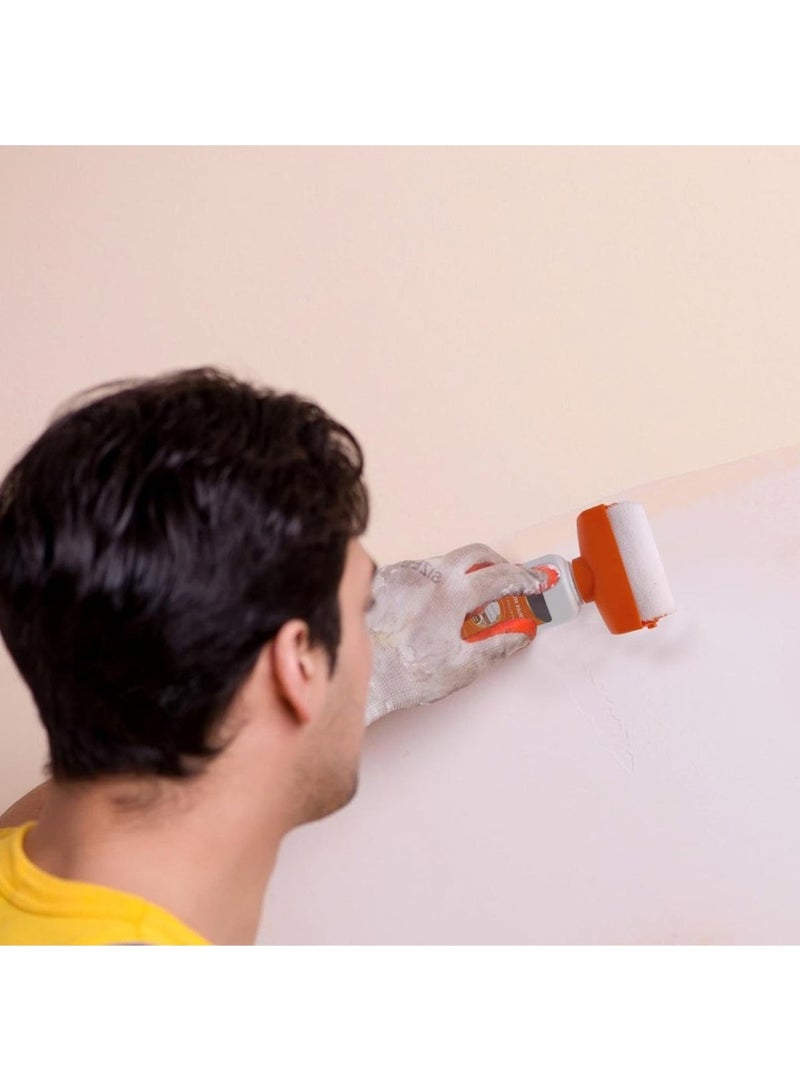 Wall Repair Putty 500g with Built-in Roller Brush - Quick-drying formula to cover cracks, stains and discolouration, mould and moisture resistant, environmentally friendly and odour-free, suitable for DIY renovations and interior modifications - Image 3