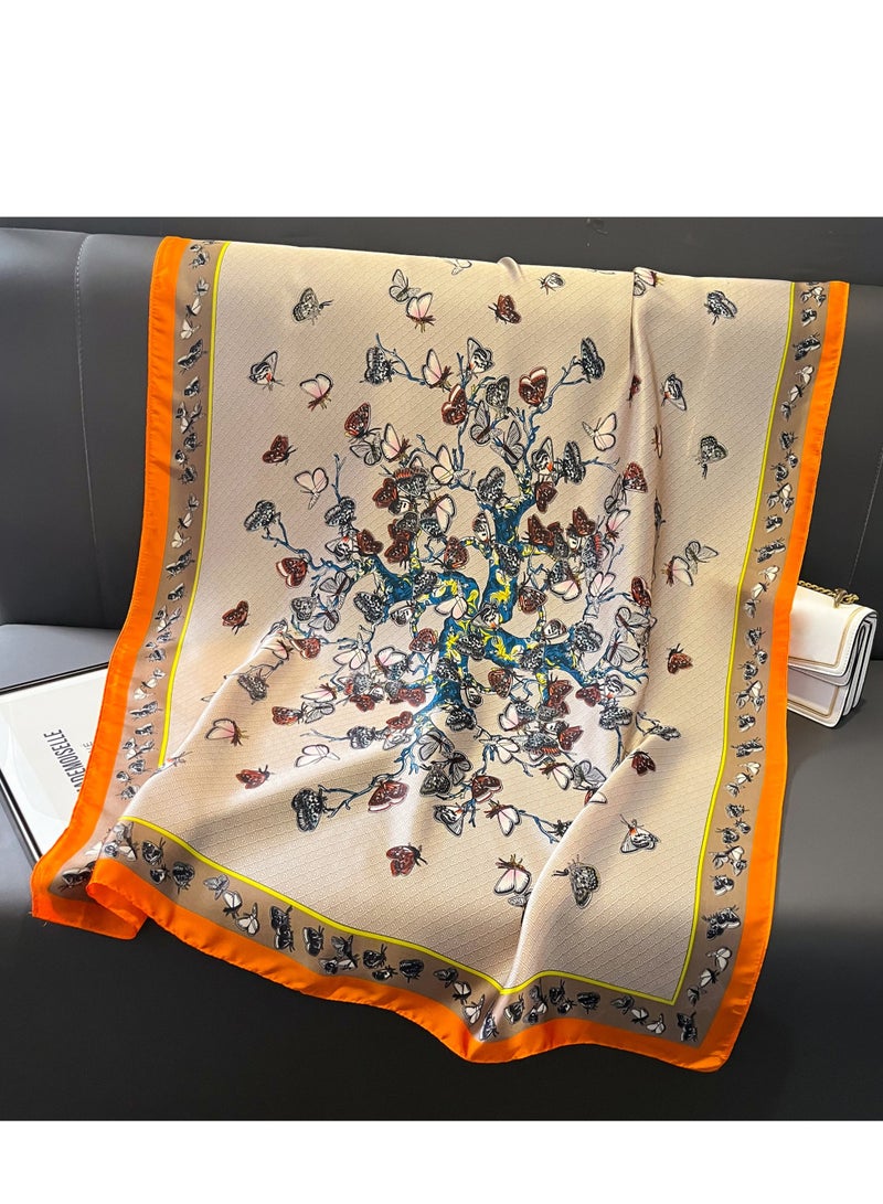 SYOSI Spring and summer fashion print shawls Women's beach scarves - Image 3