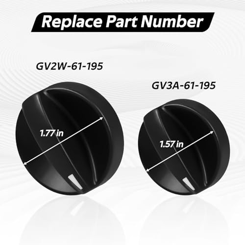 KPALAG 3PCS HVAC Control Knobs,A/C Heater Climate Switch Fan Speed Control Knob Compatible with Mazda 6 2006 2007 2008 Replace# GV3A-61-195 GV2W-61-195 - Image 3