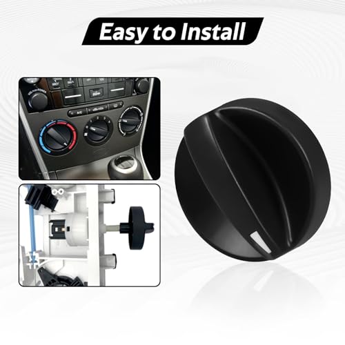 KPALAG 3PCS HVAC Control Knobs,A/C Heater Climate Switch Fan Speed Control Knob Compatible with Mazda 6 2006 2007 2008 Replace# GV3A-61-195 GV2W-61-195 - Image 5