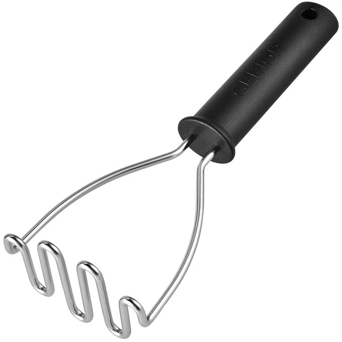 POTATO MASHER STAINLESS STEEL WIRE KITCHEN TOOL FOR MASHING VEGETABLE FOOD BEAN AVOCADO DISHWASHER SAFE SMALL