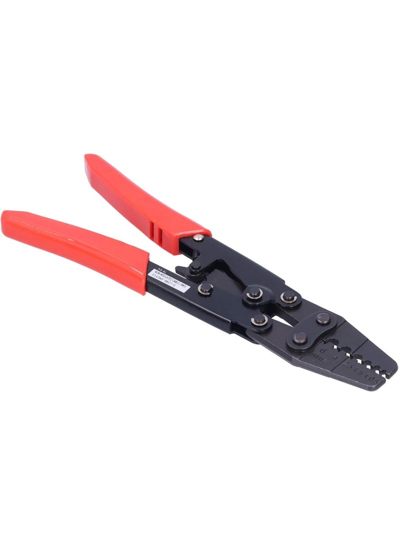 GGOOT Ratchet Pliers Tool, Terminal Crimping Stripper, Wire Stripper and Crimping Tool,Industrial Hardware Supplies HS‑6L  - Image 1