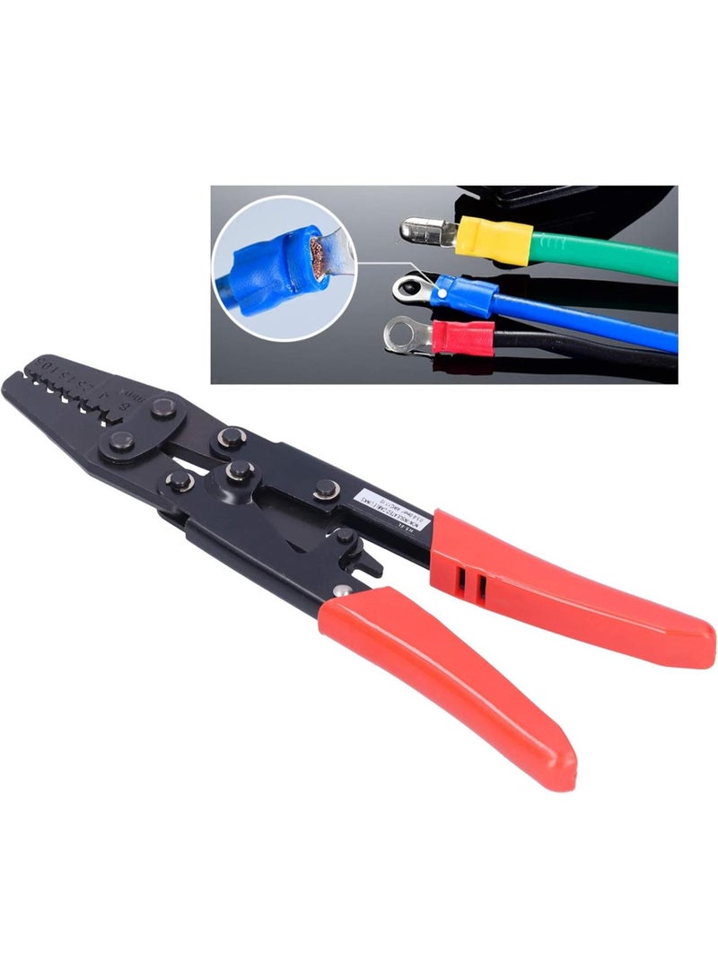 GGOOT Ratchet Pliers Tool, Terminal Crimping Stripper, Wire Stripper and Crimping Tool,Industrial Hardware Supplies HS‑6L  - Image 5