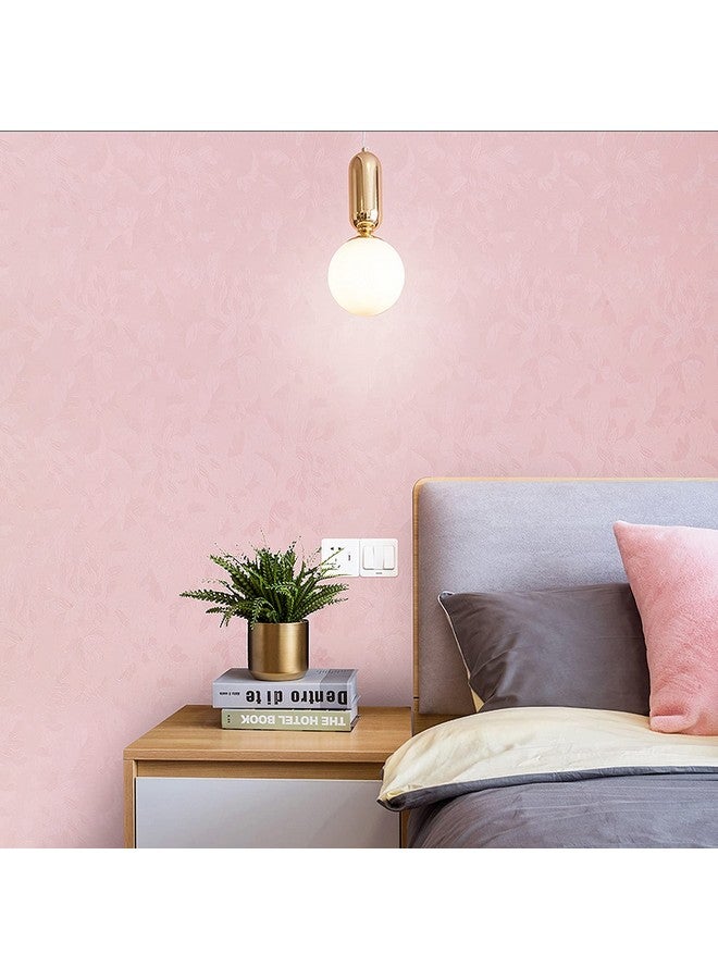wolpin Wall Stickers Wallpaper for Bedroom (45 x 300 cm) Latest Peony Roses Love DIY Girls Room Embossed Textured Self Adhesive, Pink - Image 2