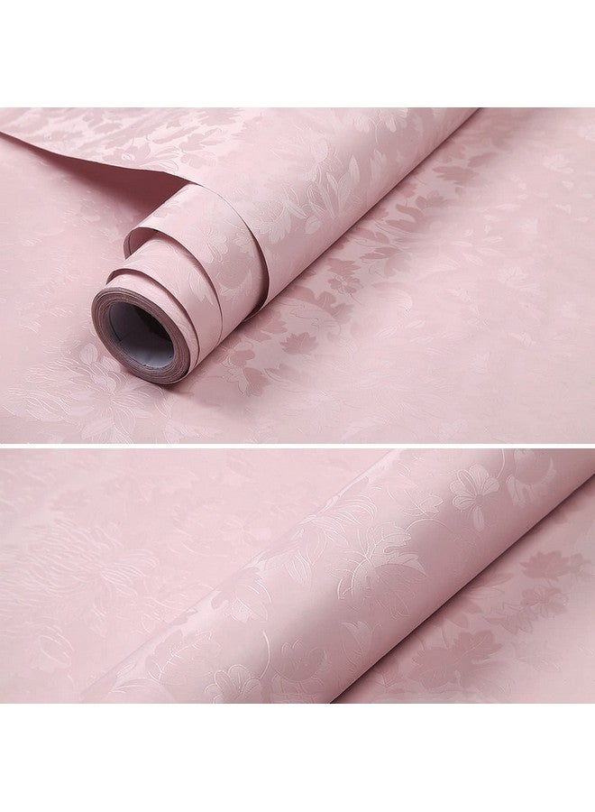 wolpin Wall Stickers Wallpaper for Bedroom (45 x 300 cm) Latest Peony Roses Love DIY Girls Room Embossed Textured Self Adhesive, Pink - Image 5