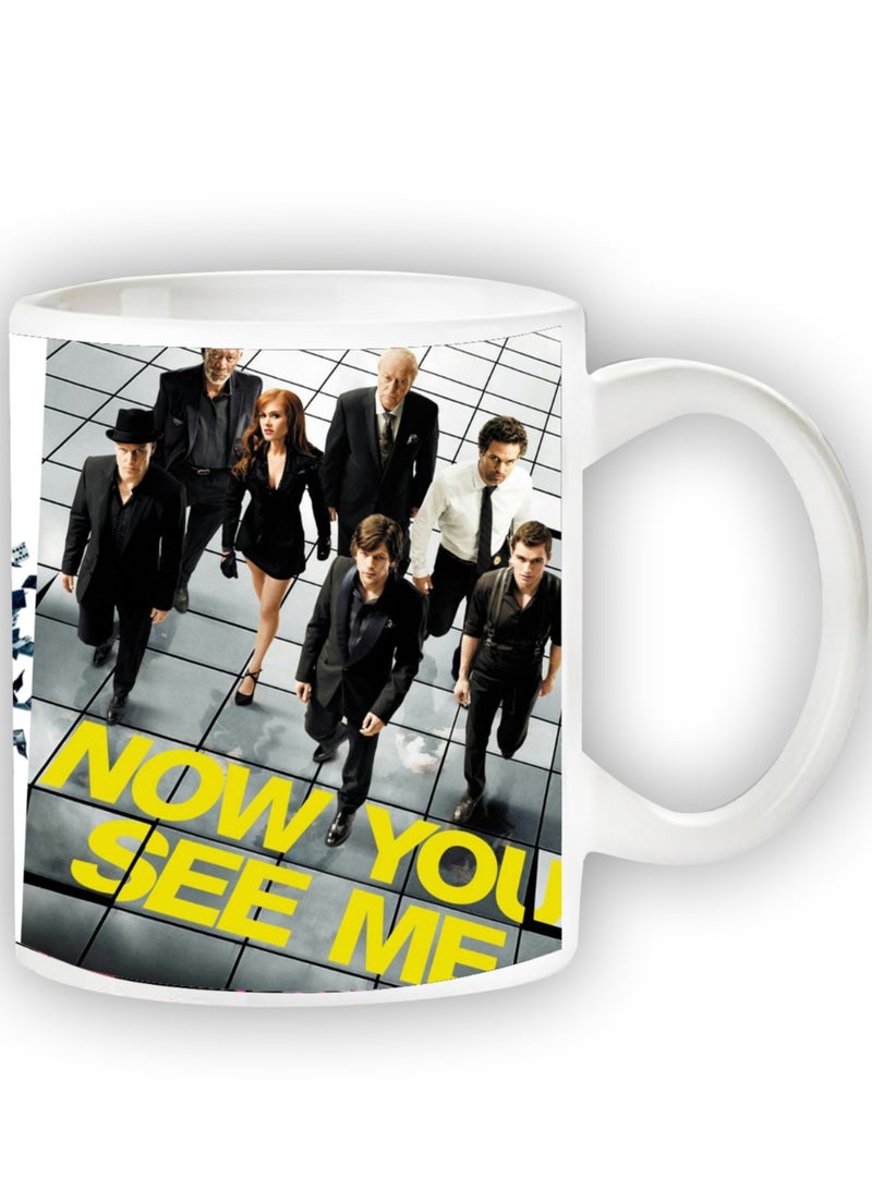 Story Of Candle Ceramic mug with the “Now You See Me” design printed in white  - Image 1