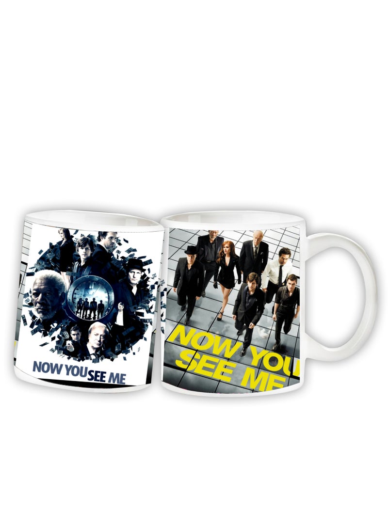 Story Of Candle Ceramic mug with the “Now You See Me” design printed in white  - Image 3