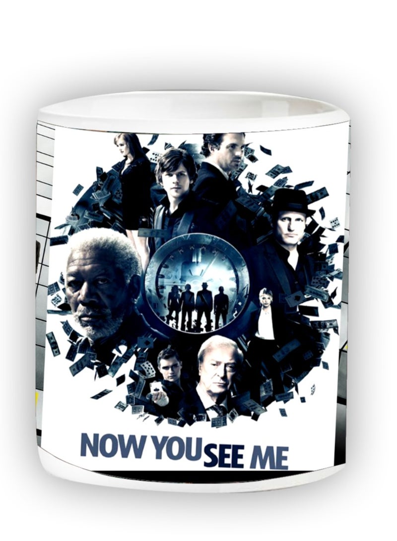 Story Of Candle Ceramic mug with the “Now You See Me” design printed in white  - Image 2