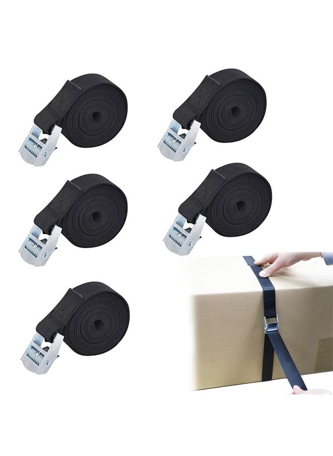GUSGU - حزام 2.5cmx3m ، كام قفل حزام الثقيلة حزام الأمان ، قدرة تصل إلى 100kgs ، دراجة نارية ، سوب ، التجديف ، التجديف ، مقطورة ، البضائع ، شاحنة ، الأمتعة 6 - Image 1
