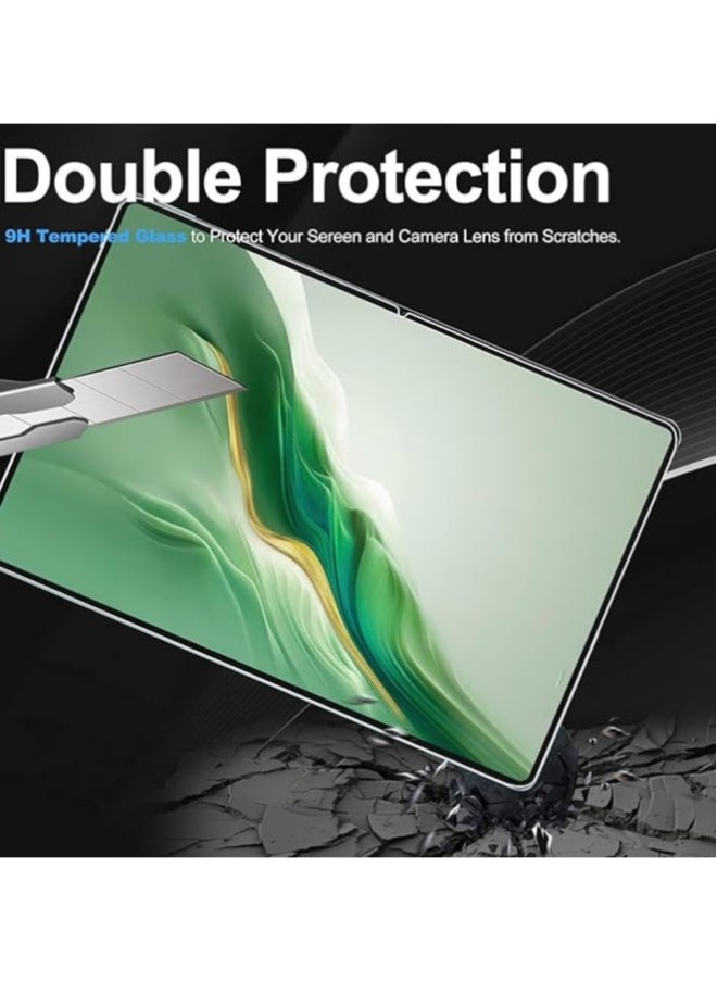 DUSALA Tempered Glass for Honor MagicPad 2 12.3 Screen Protectors [No Bubbles] [9H Hardness] [Scratch Resistant] Protector Film Tempered Glass Film For Honor MagicPad 2 Transparent (2 Pack)  - Image 2