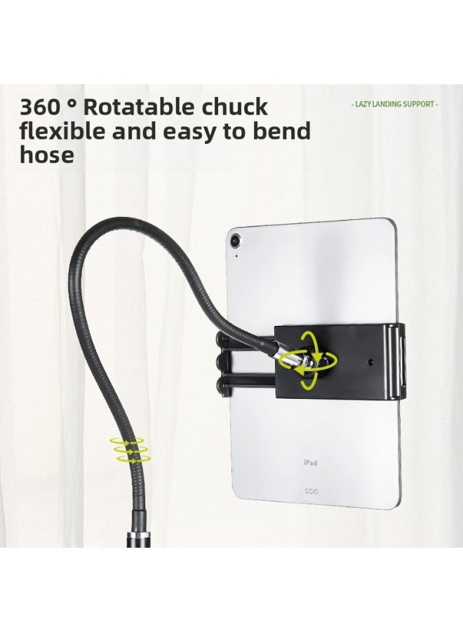 [Da Ding] Floor Tablet PC Bracket Bedside Home Live Support Clip Chuck Silicone Hose Hand-Color:Floor Hose 135 High-large Clamp  - Image 4