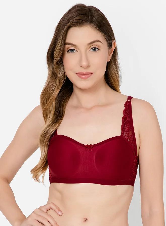 Clovia Non-Padded Non-Wired Full Coverage Spacer Cup Balconette T-Shirt Bra