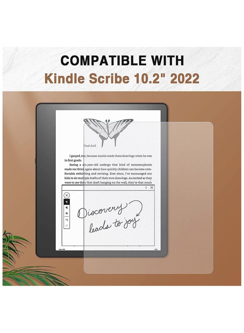 general [2-Pack] PET Matte Screen Protector Compatible with Kindle Scribe 1st Generation 10.2" - 2022 Release, [Anti-Scratch] Anti-Glare Feature Makes Writing Same Like on Paper PET Film - Image 2