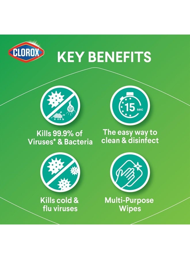 Clorox Disinfecting Wipes, Bleach Free Cleaning Wipes - Fresh Scent, 75 Count - Image 2