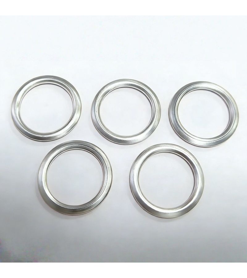 Automotive Grade Wear Resistant Aluminum Gaskets 7pcs Leak Proof High Temp Oil Pan Drain Bolt Seals - Image 1