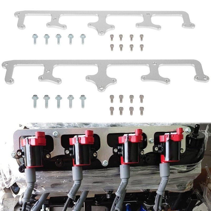Sunluway 53L LS Engine Ignition Coil Brackets Mount Valve Cover for LSX D585 19005218 Heat Sink Fit for LY2 LY5 LY6 LC8 LC9 L92 L92 L98 L96 LMG LM7 LM4 LR4 LQ4 LQ9 LQ9 L59 LH6
