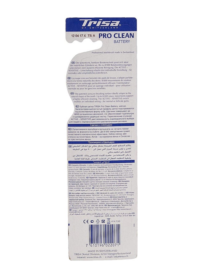 TRISA - Pro Clean Toothbrush Battery Advanced - Image 1