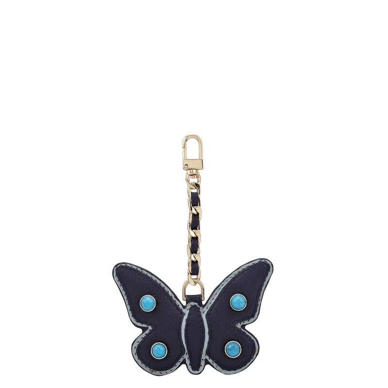 Da Milano Wax Leather Bag Hanging - Ink Blue - Image 1