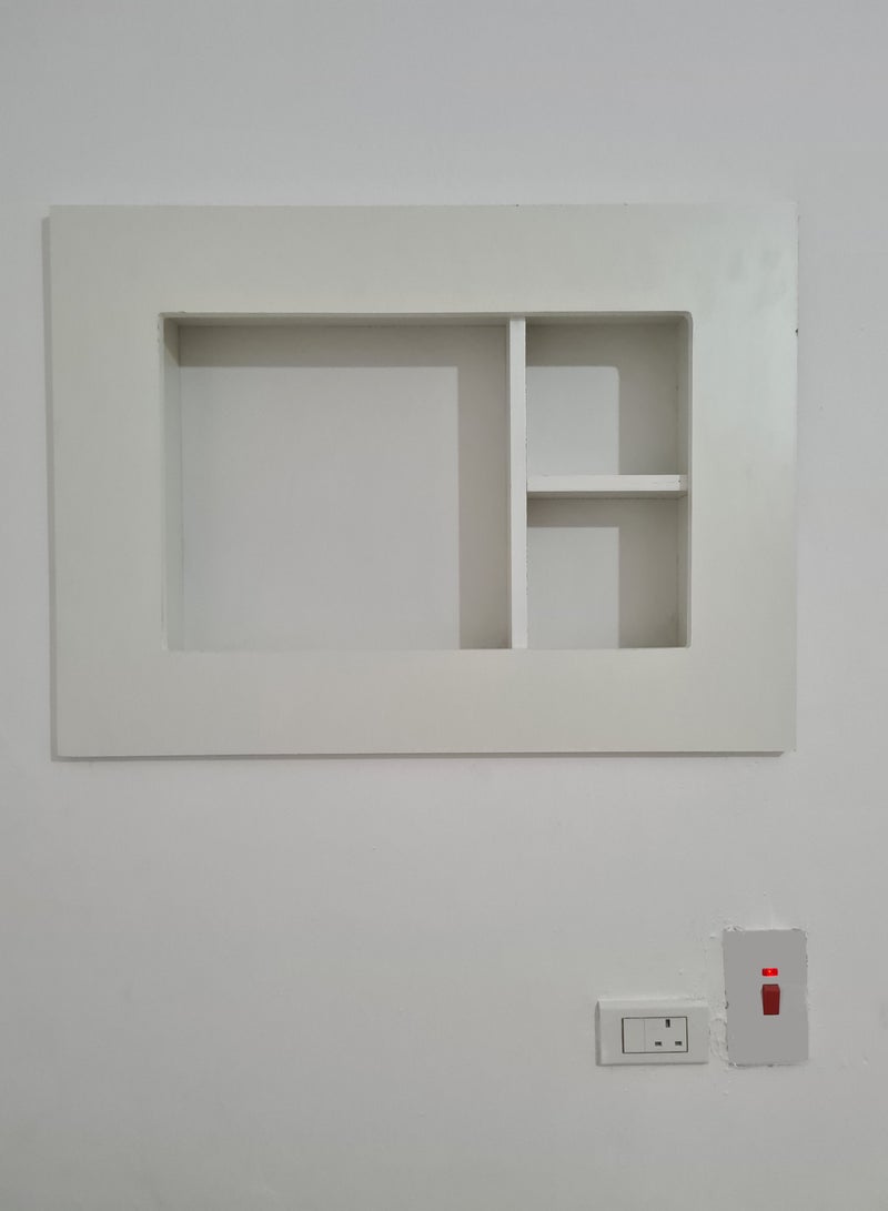 Strong Wood Window Air Conditioner Shelf with Silicone Glue for Fixing - Image 2