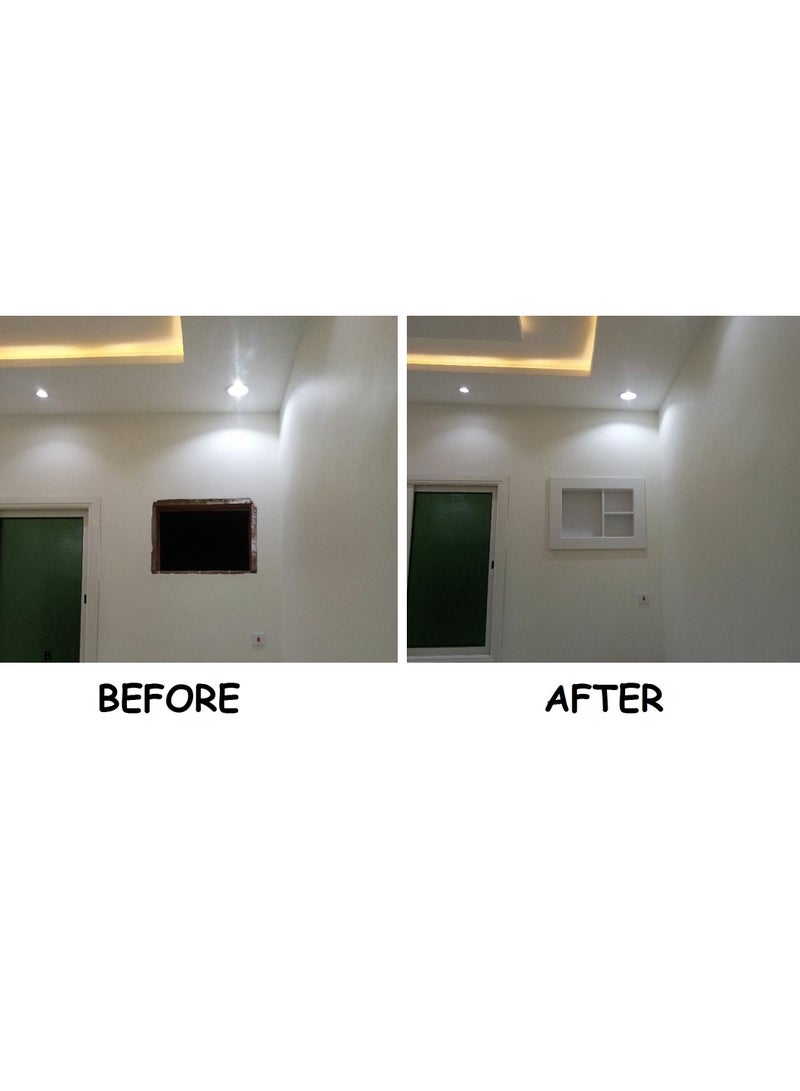 Strong Wood Window Air Conditioner Shelf with Silicone Glue for Fixing - Image 3