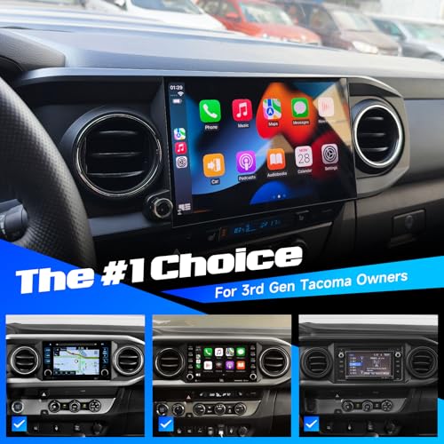 Dasaita Head Unit for Toyota Tacoma 2016-2023, with Wireless CarPlay & Android Auto, 11.6'' Android 13 Car Stereo, 8GB+256GB Off-Road GPS Navigation, Plug and Play Radio, OEM Style, Black - Image 2