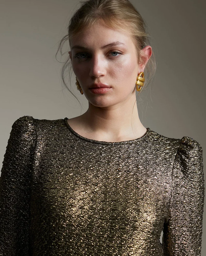 Lola Casademunt Puff sleeve blouse